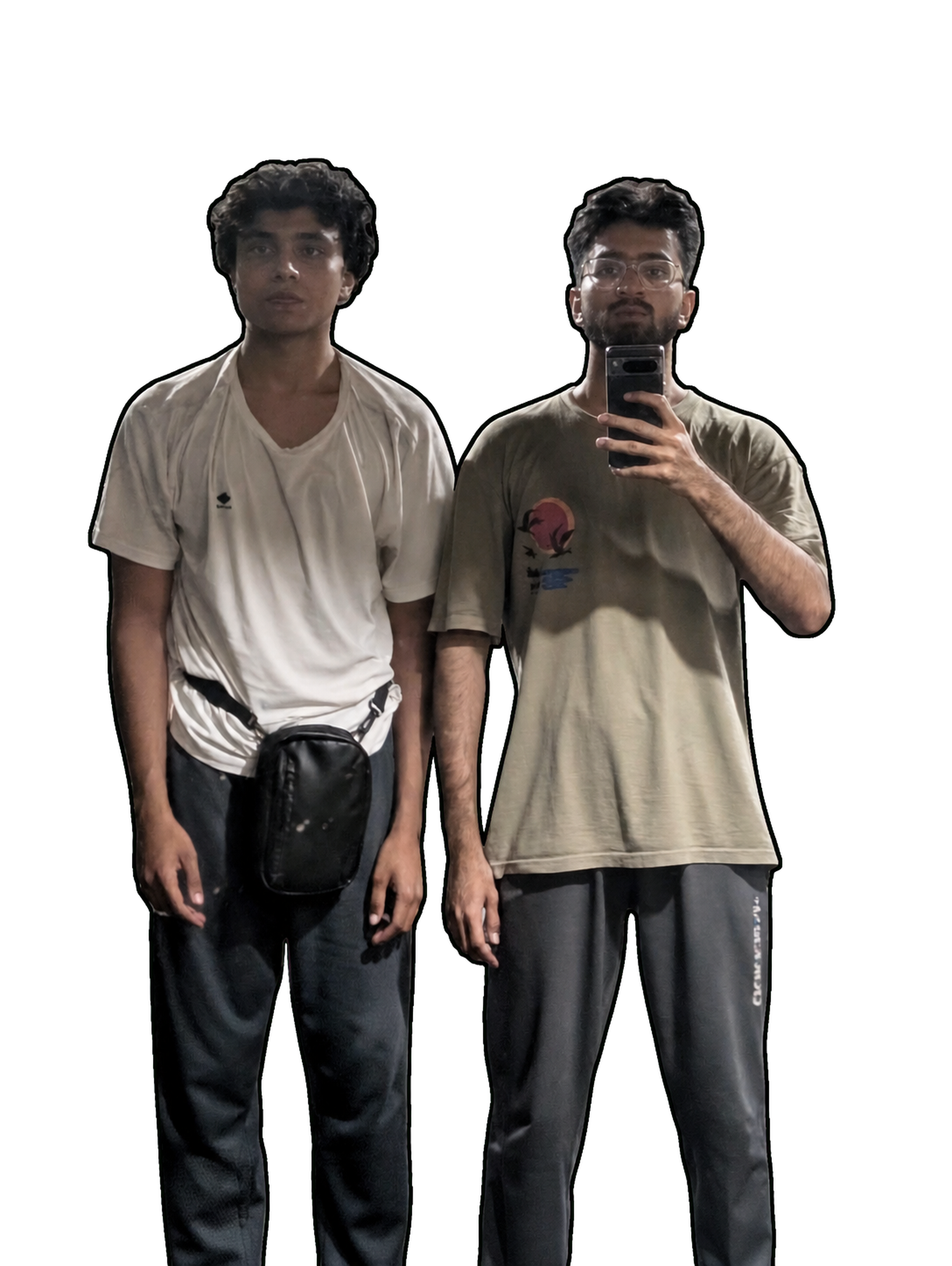 Ali and Faizan, founders of Roman Reads